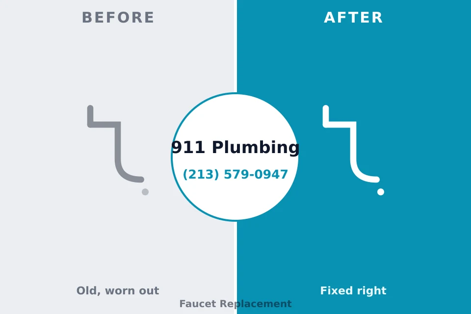 Before and after: plumbing company Cortland, IL